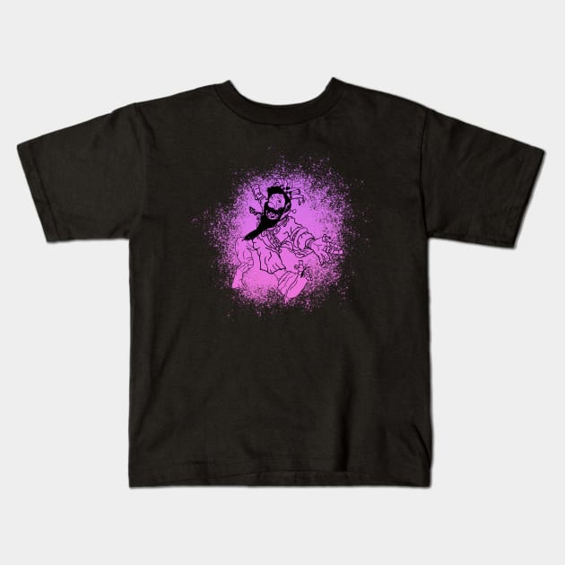 The Deranged King (Purple) : A Fantasy Character Kids T-Shirt by McNerdic